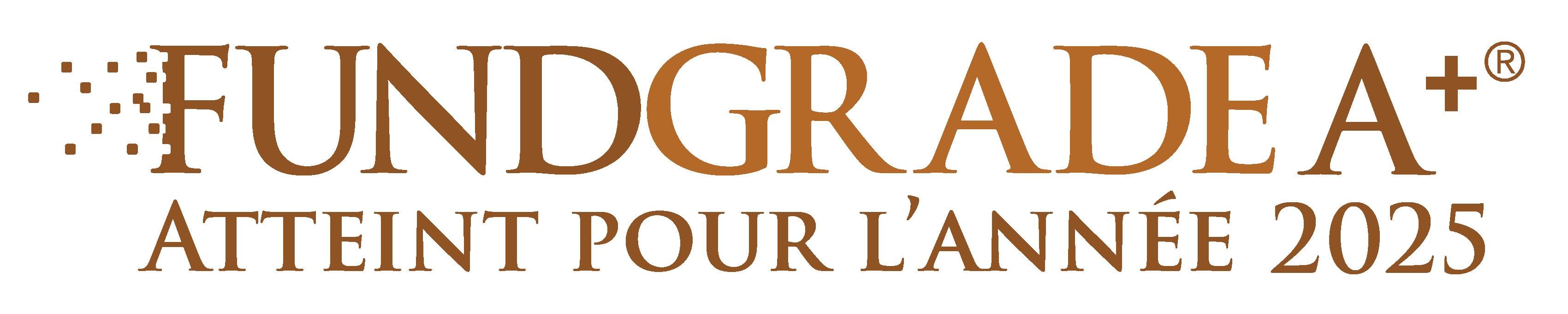 Logo FundGrade A+ atteint pour l'ann�e 2025